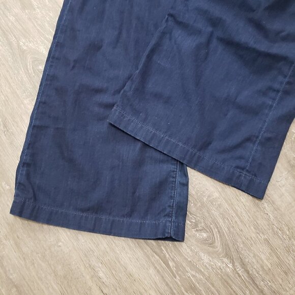 7 For All Mankind The Trouser Dark Wash Wide Leg Denim Jeans Sz 28 - Picture 4 of 9